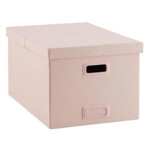 Two Poppin Large Storage Box (Blush)